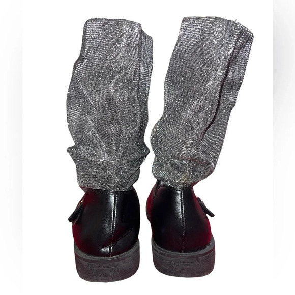 Jessica Simpson Kid's Girls' Summit Boot Black Metallic 5M US Big Kid - Picture 6 of 8